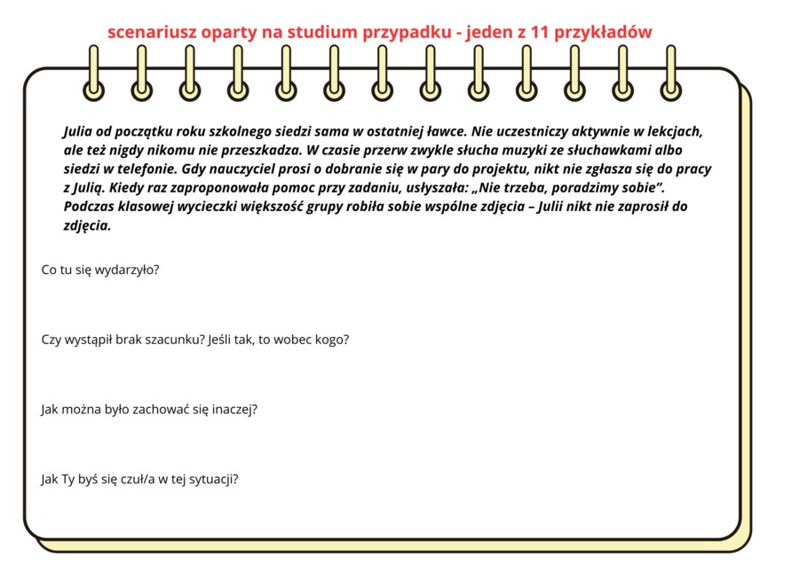 SZACUNEK - zestaw materiałów edukacyjnych (gazetka + scenariusz)