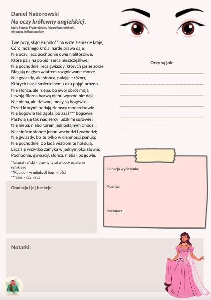 Barok – wiersze barokowe, marinizm, koncept (myślownik)