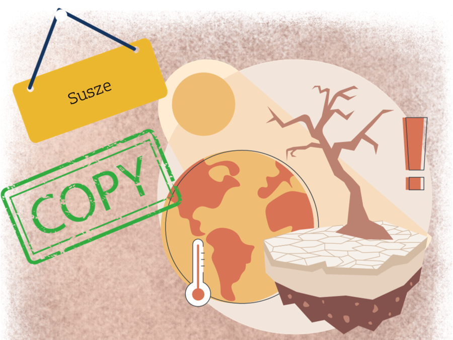 Nie przegap! Ekologiczna gazetka szkolna na Dzień Ziemi i wiele innych okazji. Skutki zmian klimatu.