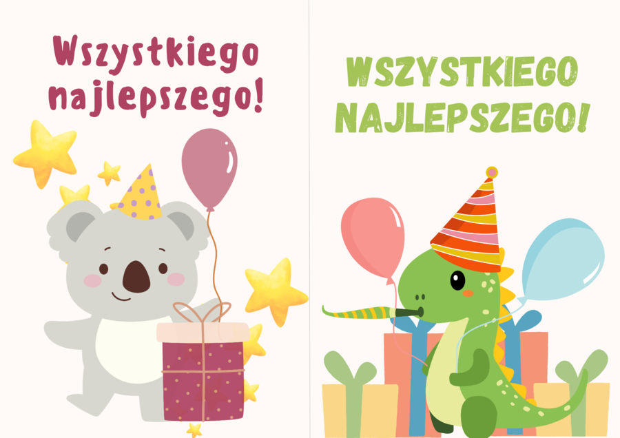 KARTKI URODZINOWE