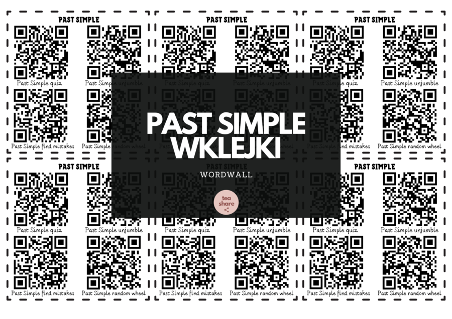PAST SIMPLE - wklejki wordwall