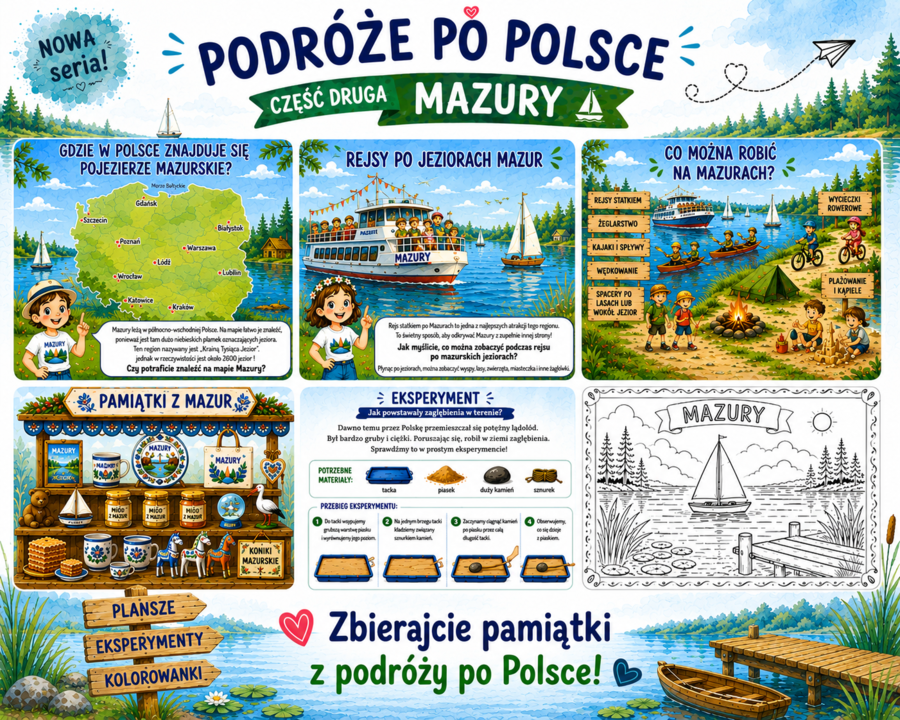 PODRÓŻE PO POLSCE - MAZURY