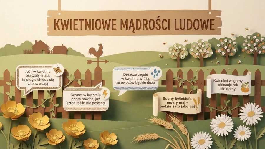 Kwiecień - gazetka/prezentacja/20 plansz