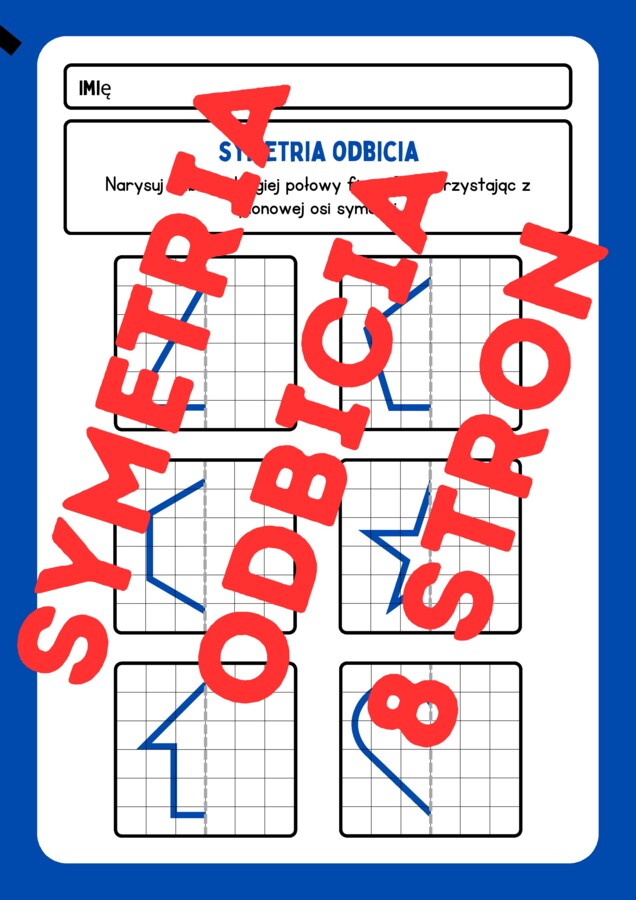 Symetria odbicia 8 stron