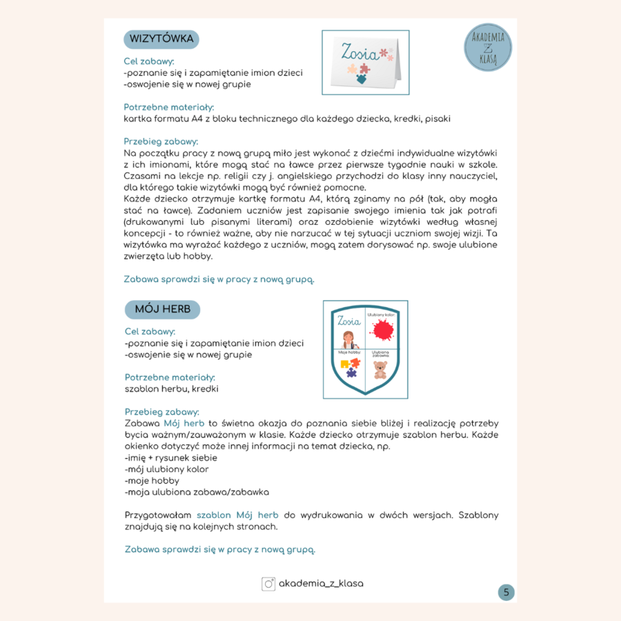 30 GIER I ZABAW DLA CAŁEJ KLASY