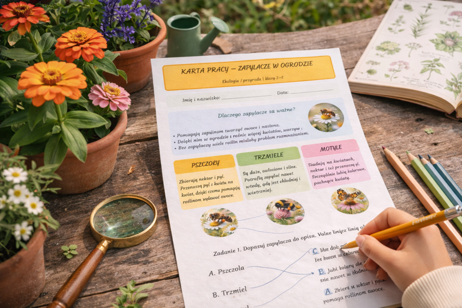Zapylacze w ogrodzie