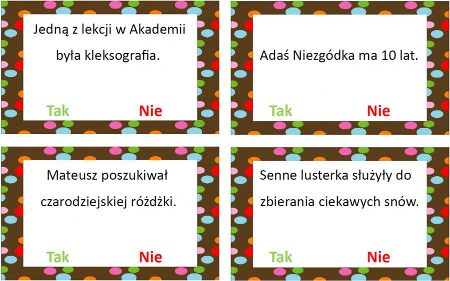 "Akademia Pana Kleksa" TAK czy NIE?