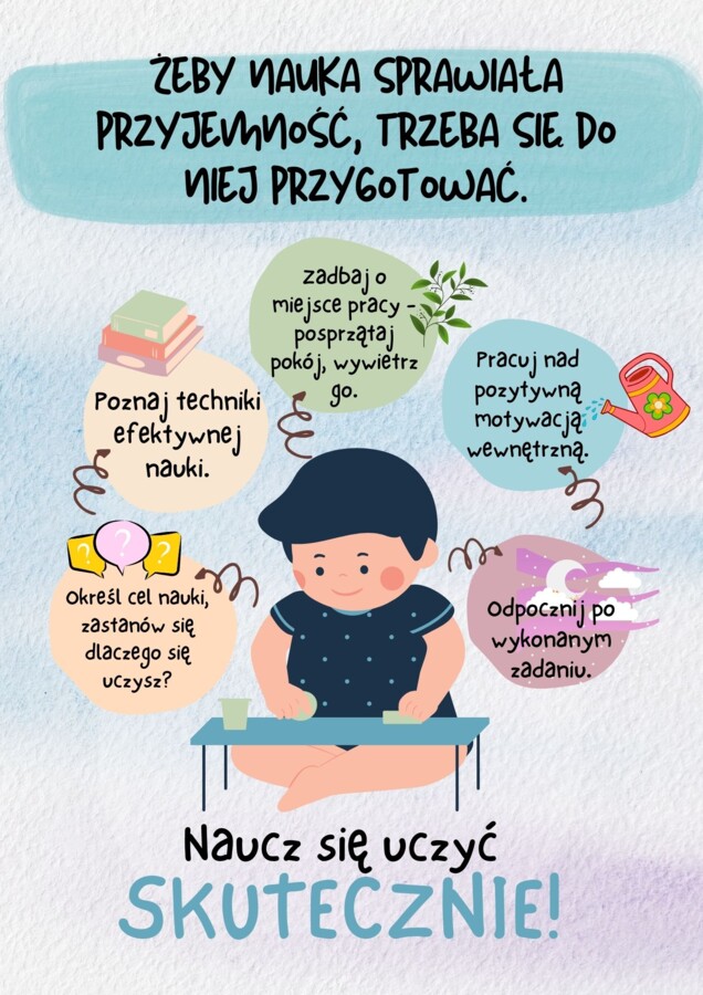 Naucz się uczyć skutecznie! PORADNIK EFEKTYWNEJ NAUKI.