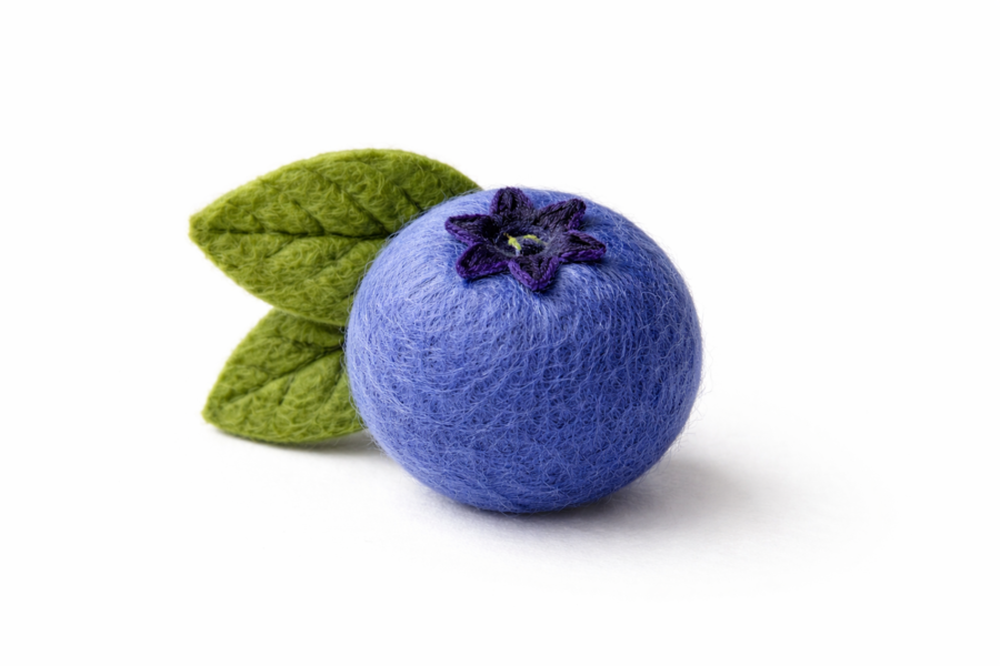 Jagody z filcu [Instrukcja]