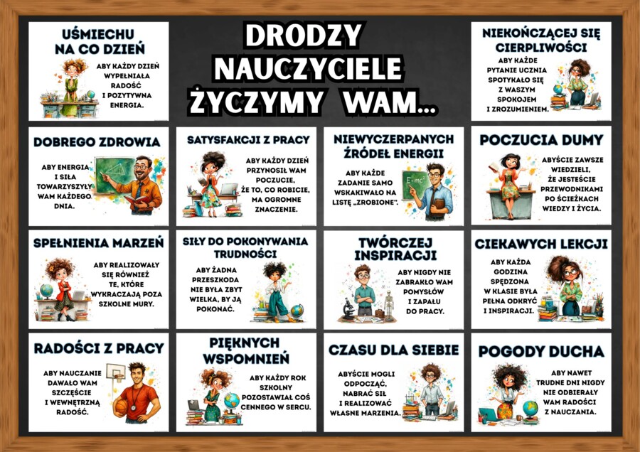 DZIEŃ EDUKACJI NARODOWEJ - Życzenia dla Nauczycieli