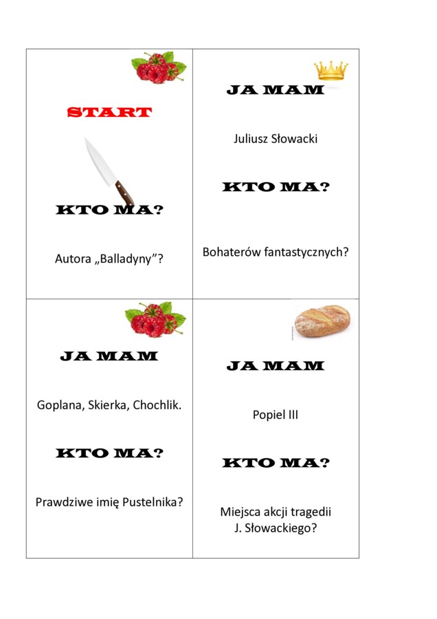 "Balladyna"- ja mam, kto ma?