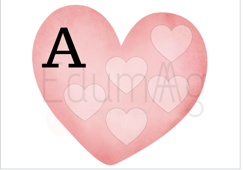 Walentynkowy alfabet