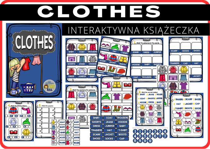 CLOTHES - KSIĄŻECZKA INTERAKTYWNA