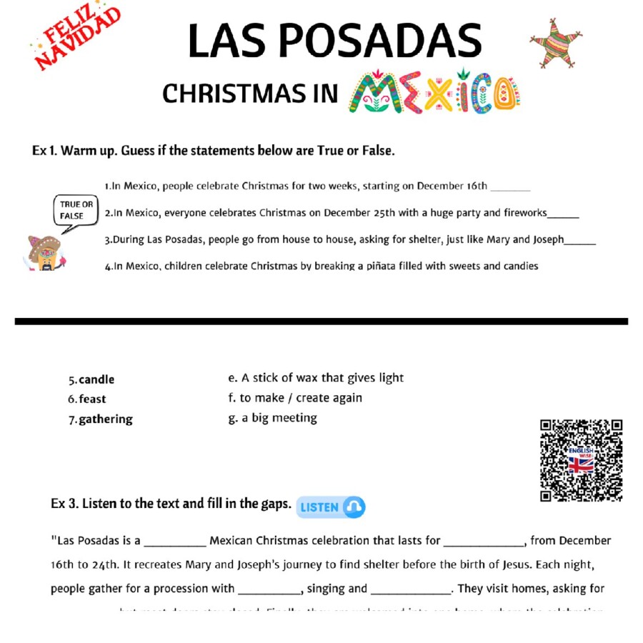 Christmas around the world. LAS POSADAS. Boże Narodzenie w Meksyku.