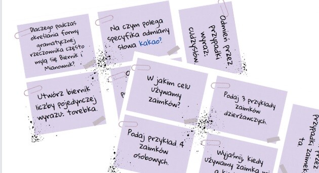 Gramatyka - 5 sekund do egzaminu ;)