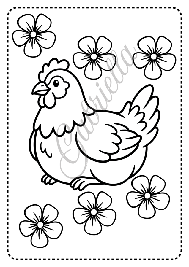 Kolorowanka wiosenna