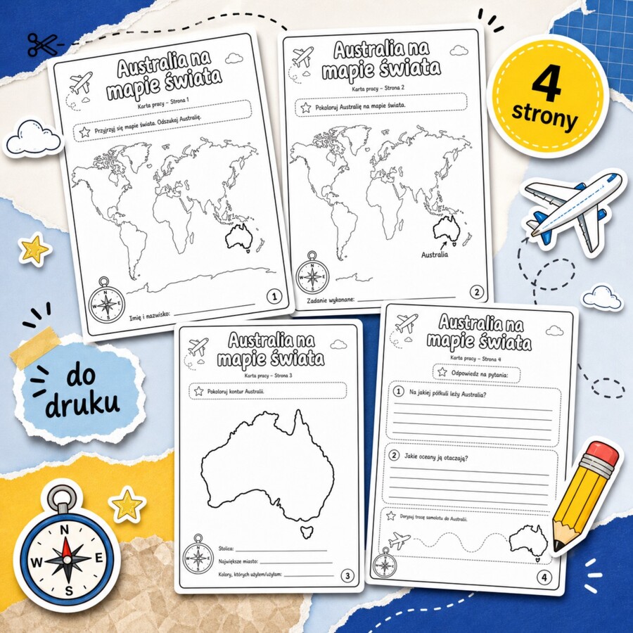 Australia na mapie świata
