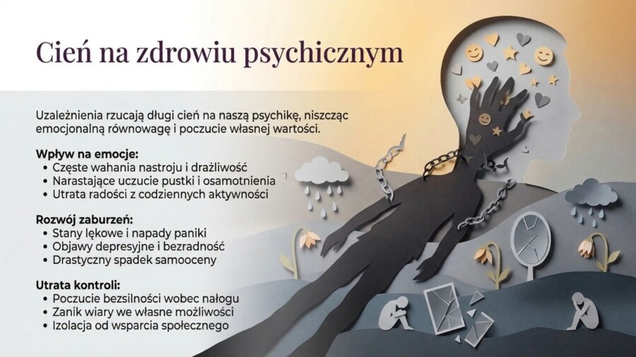 Uzależnienia – Labirynt Wyborów (gazetka szkolna / prezentacja)