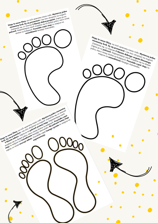 Wielka stopa - karty pracy