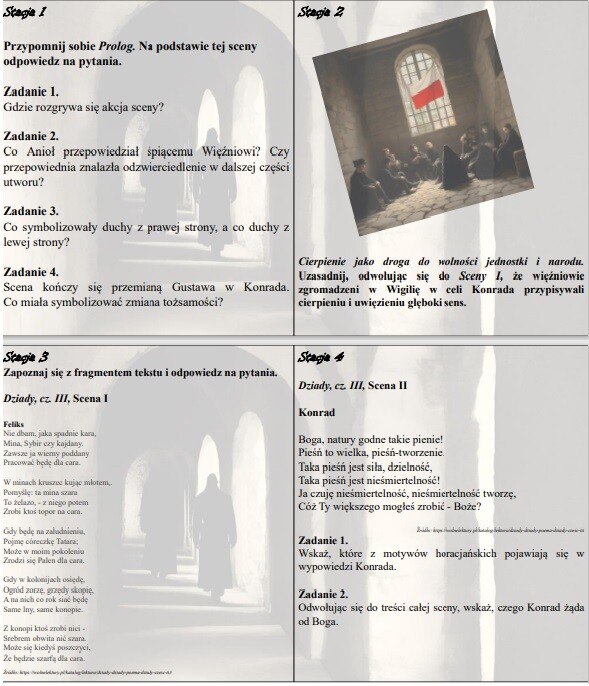 Stacje zadaniowe dla liceum - zestaw