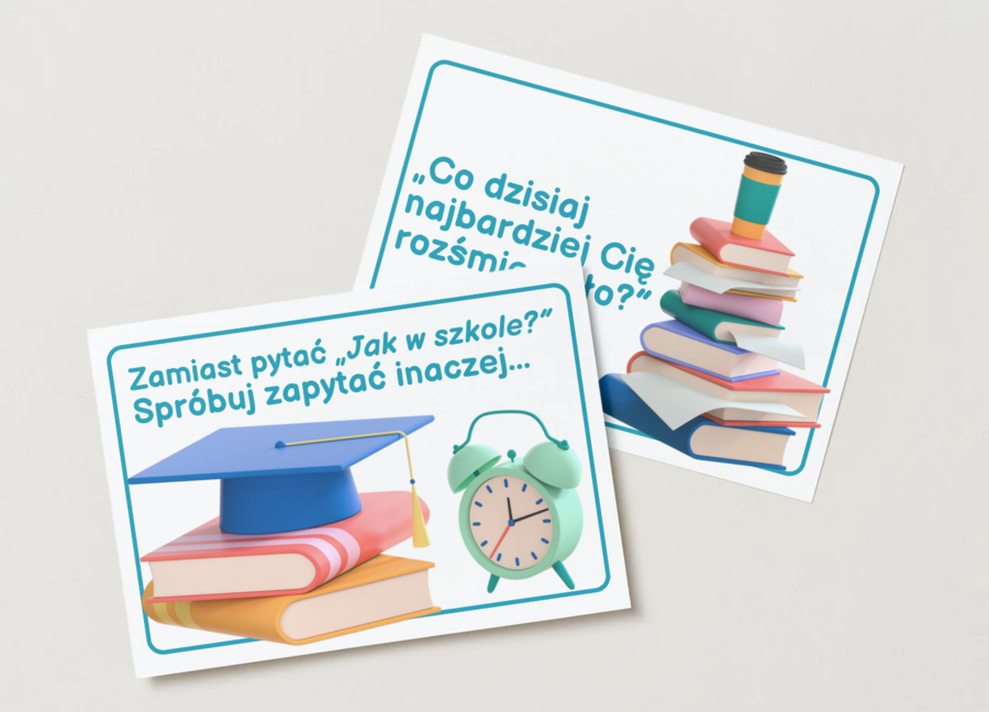 Zamiast pytać - jak w szkole?... spróbuj zapytać inaczej