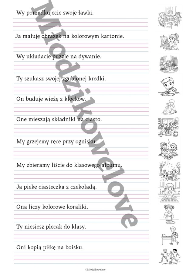 Czasownik- odmiana przez osoby i liczby