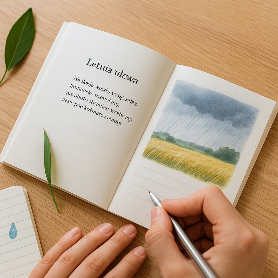 Deszcz w poezji. Analiza wierszy o pogodzie