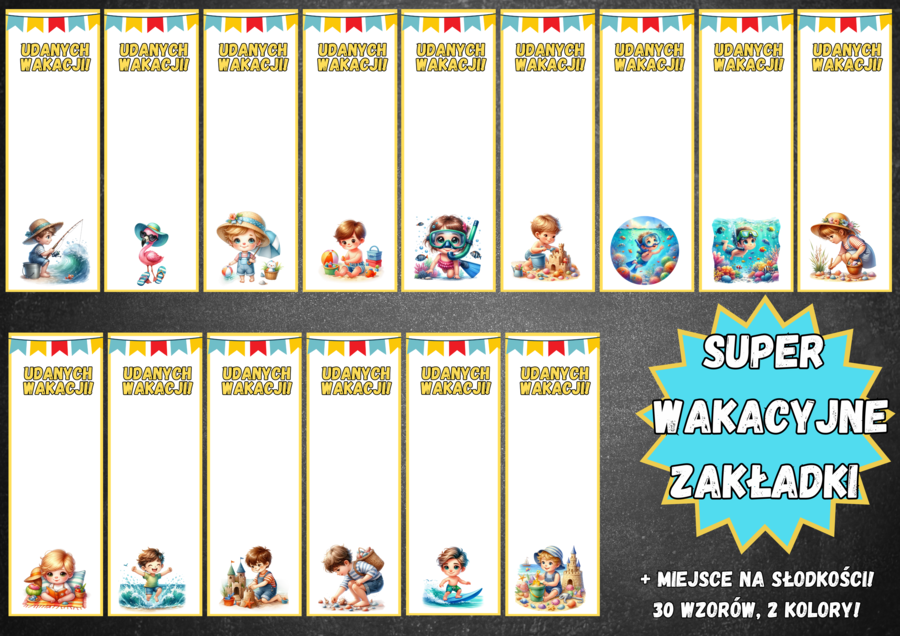 WAKACYJNE ZAKŁADKI