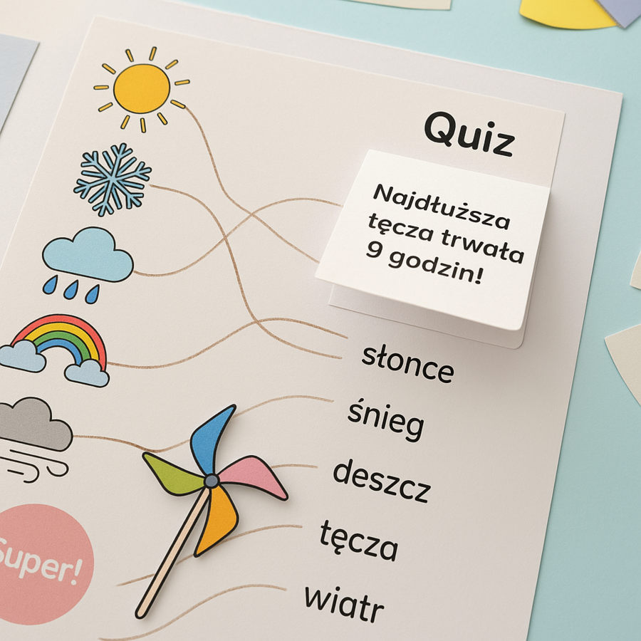 Lapbook „Pogoda wokół nas”