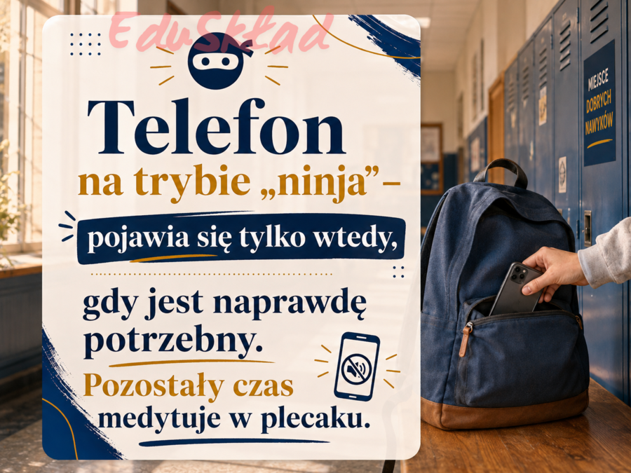 🎒 Dobre rady na początek roku szkolnego – gazetka ścienna w nowoczesnej stylistyce