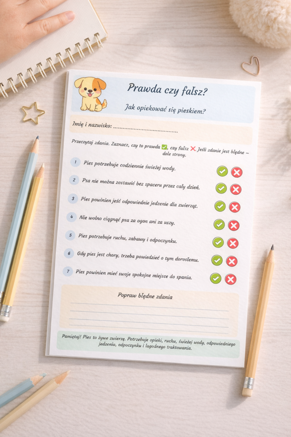 Prawda czy fałsz? Jak opiekować się pieskiem