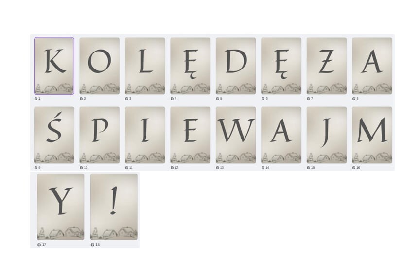 KOLĘDĘ ZASPIEWAJMY! NAPIS NA GAZETKĘ NA JASEŁKA