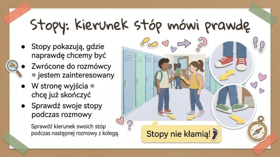 Mowa ciała, Komunikacja niewerbalna - materiały na gazetkę/prezentacje/rewalidację/trening umiejętności społecznych