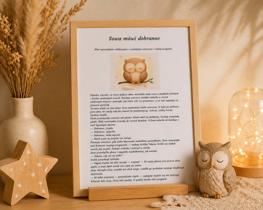 Sowa mówi dobranoc