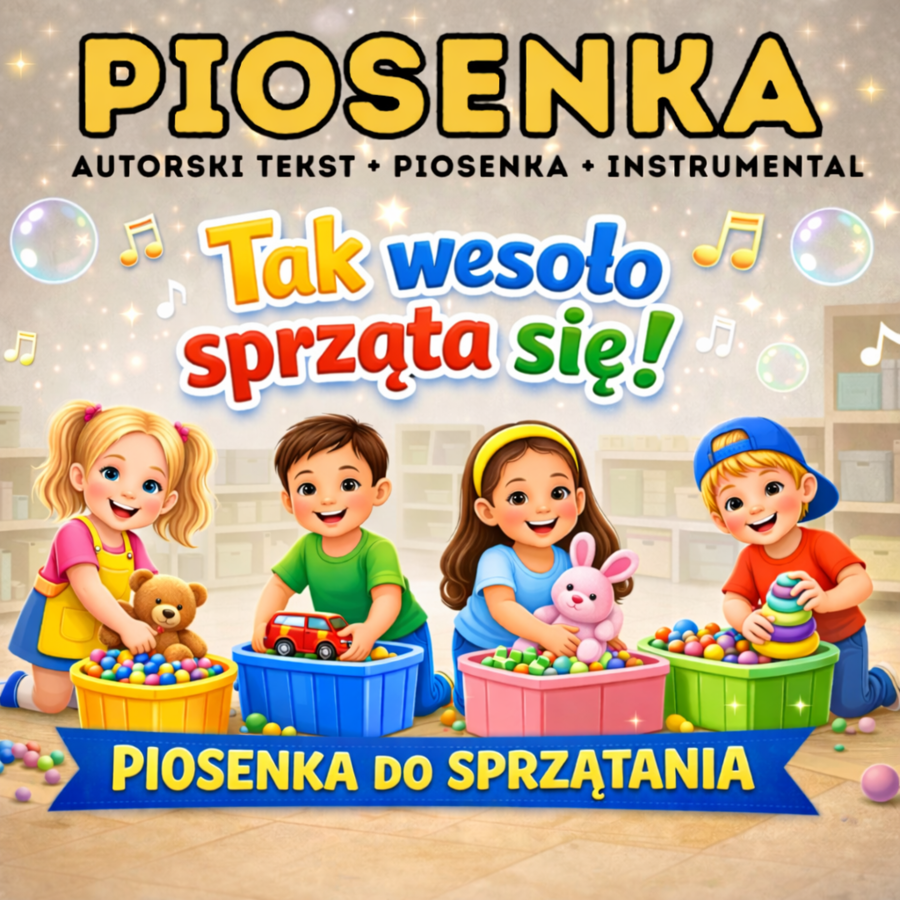 "TAK WESOŁO SPRZĄTA SIĘ" - piosenka do sprzątania