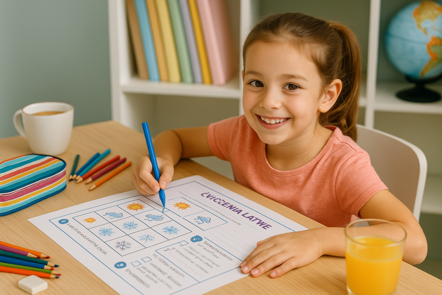 Karta pracy: Rodzaje opadów