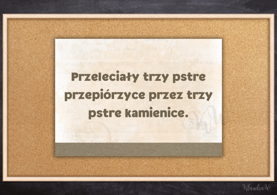 „Gimnastyka dla języka” – gazetka na Międzynarodowy Dzień Języka Ojczystego (łamańce językowe)