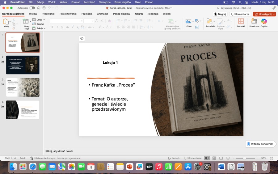 Franz Kafka "Proces" - wprowadzenie do lektury