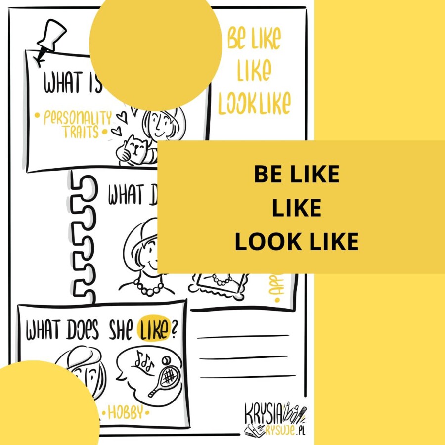 Like, be like, look like