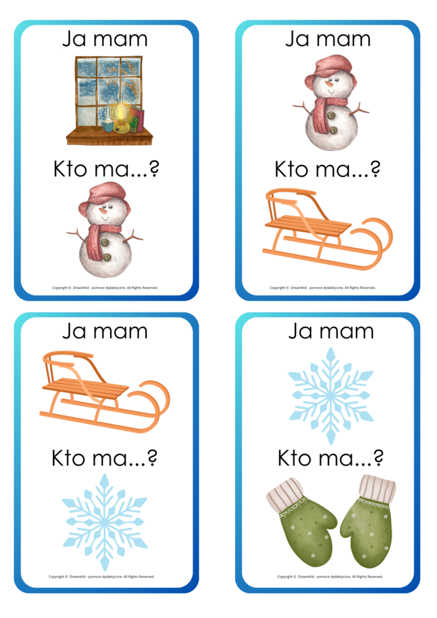 Ja mam, kto ma? - zima