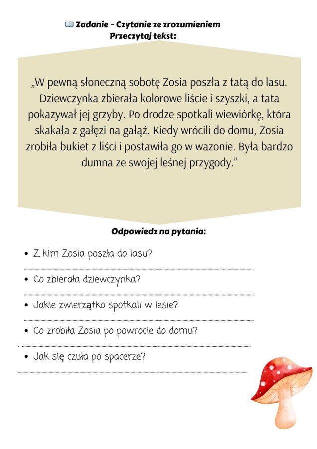 „Jesienne Inspiracje – Edukacyjne Karty dla Klasy 2”