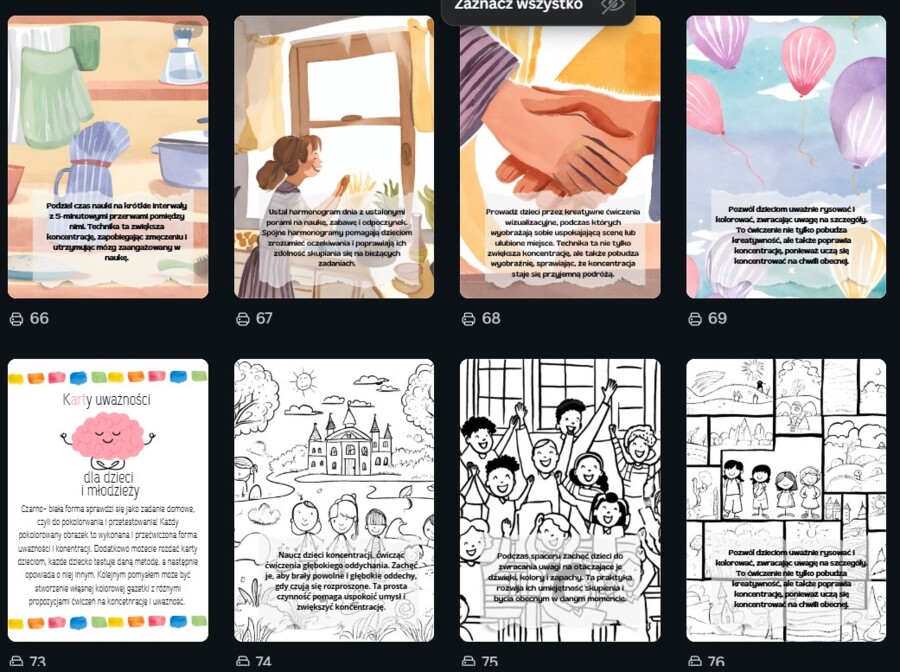 Karty uważności dla dzieci i młodzieży