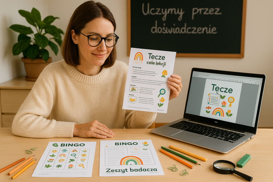 Scenariusz lekcji: "Pierwsze oznaki wiosny"