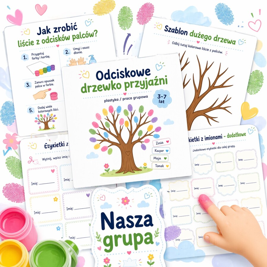 Odciskowe drzewko przyjaźni