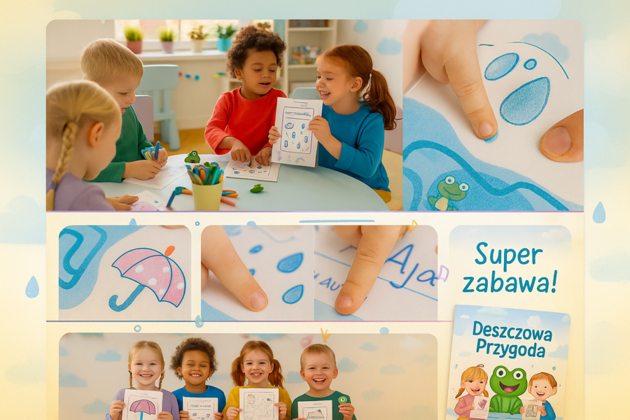 Deszczowa Przygoda w Przedszkolu