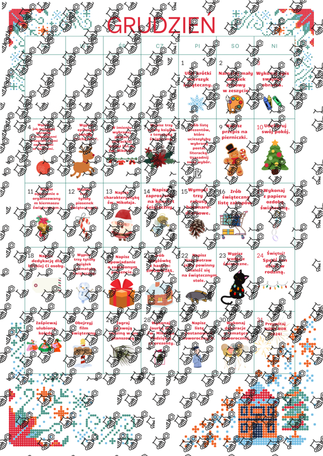 Polonistyczny kalendarz adwentowy