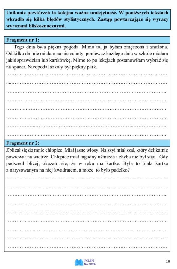 Opowiadanie twórcze na E8