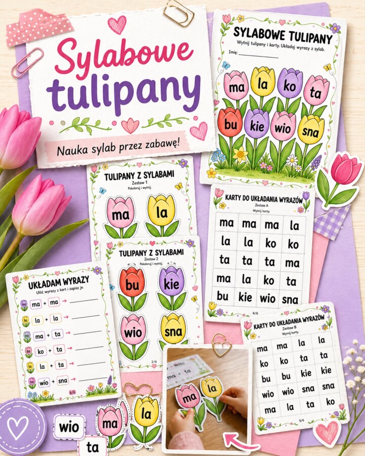Sylabowe tulipany
