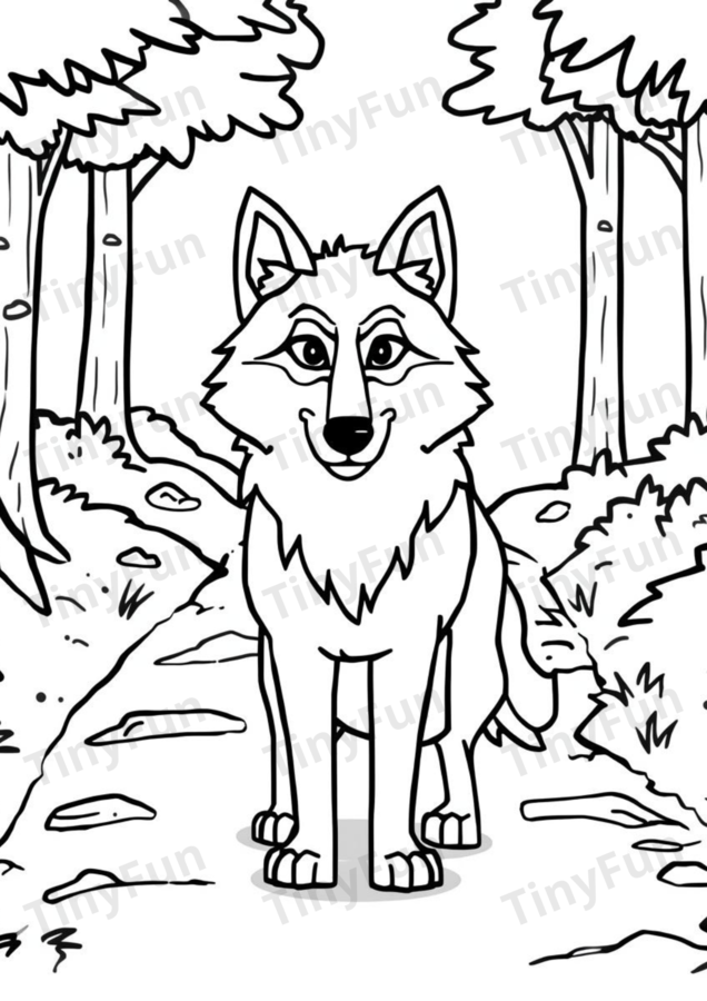 Czerwony Kapturek – bajka, kolorowanki i teatrzyk dla dzieci 🎭📖