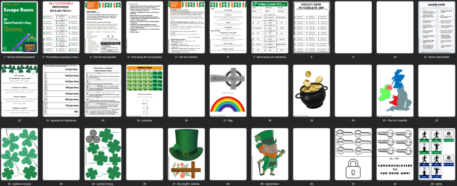 St. Patrick's Day Escape Room